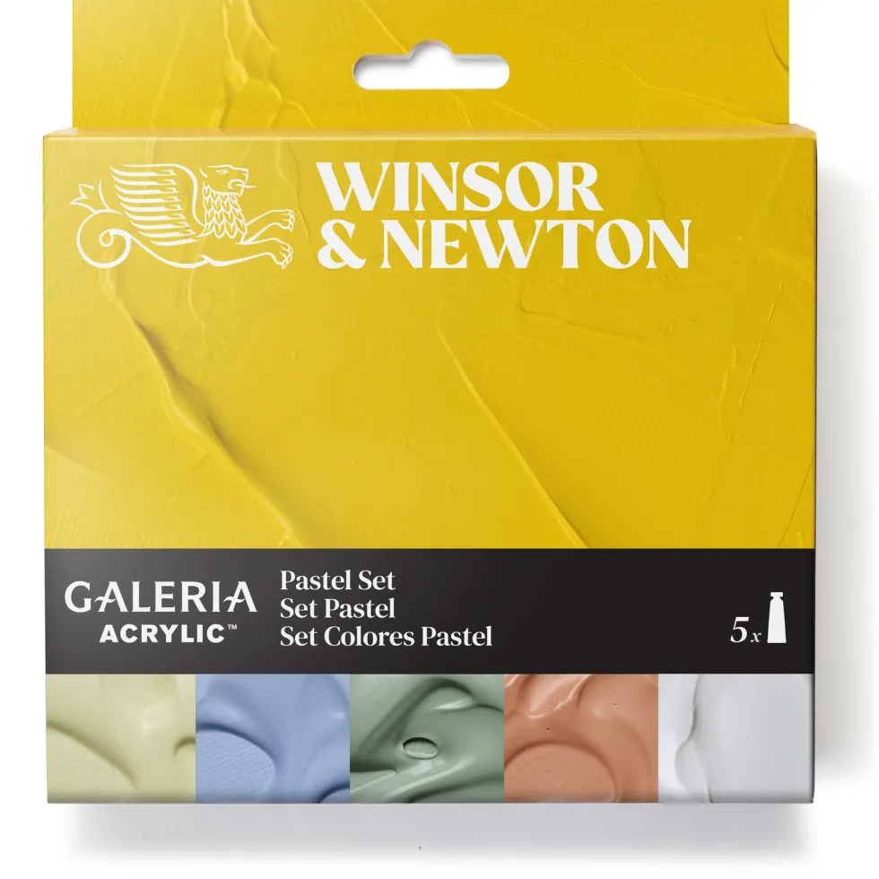 Zestaw farb akrylowych Galeria - Winsor & Newton - Pastel 6 szt.