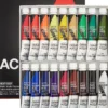 Zestaw farb akrylowych Heavy Body Acrylic, School Set - Holbein - 18 kolorów x 12 ml