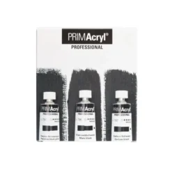 Zestaw farb akrylowych PRIMAcryl Black Shades - Schmincke - 3 x 35 ml