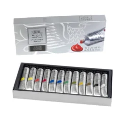 Zestaw farb akrylowych Professional - Winsor & Newton - 12 kolorów x 20 ml