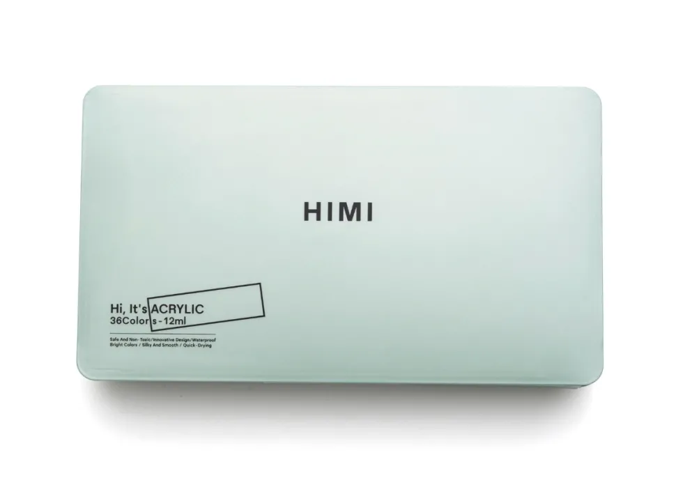 Zestaw farb akrylowych Twin Cup - HIMI - Pearl Green 36 szt.