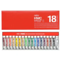 Zestaw farb akwarelowych Artists’ Watercolor - Holbein - 18 kolorów x 5 ml