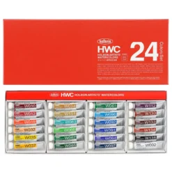 Zestaw farb akwarelowych Artists’ Watercolor - Holbein - 24 kolory x 5 ml