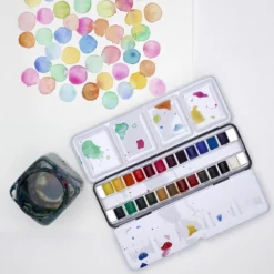 Zestaw farb akwarelowych Cotman Complete Travel - Winsor & Newton - 24 kolory