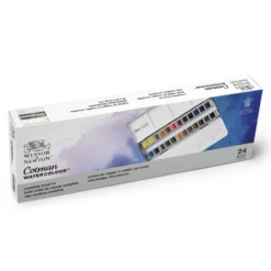 Zestaw farb akwarelowych Cotman Complete Travel - Winsor & Newton - 24 kolory