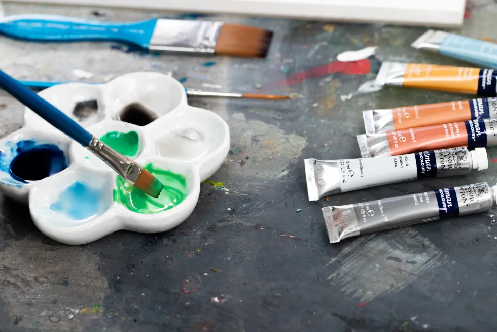 Zestaw farb akwarelowych Cotman Metallic - Winsor & Newton - 8 kolorów