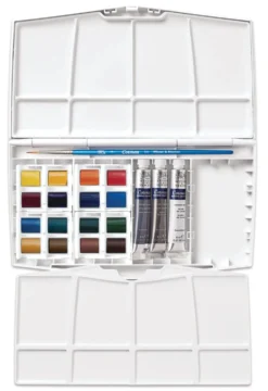 Zestaw farb akwarelowych Cotman Mixed Travel - Winsor & Newton - 20 szt.
