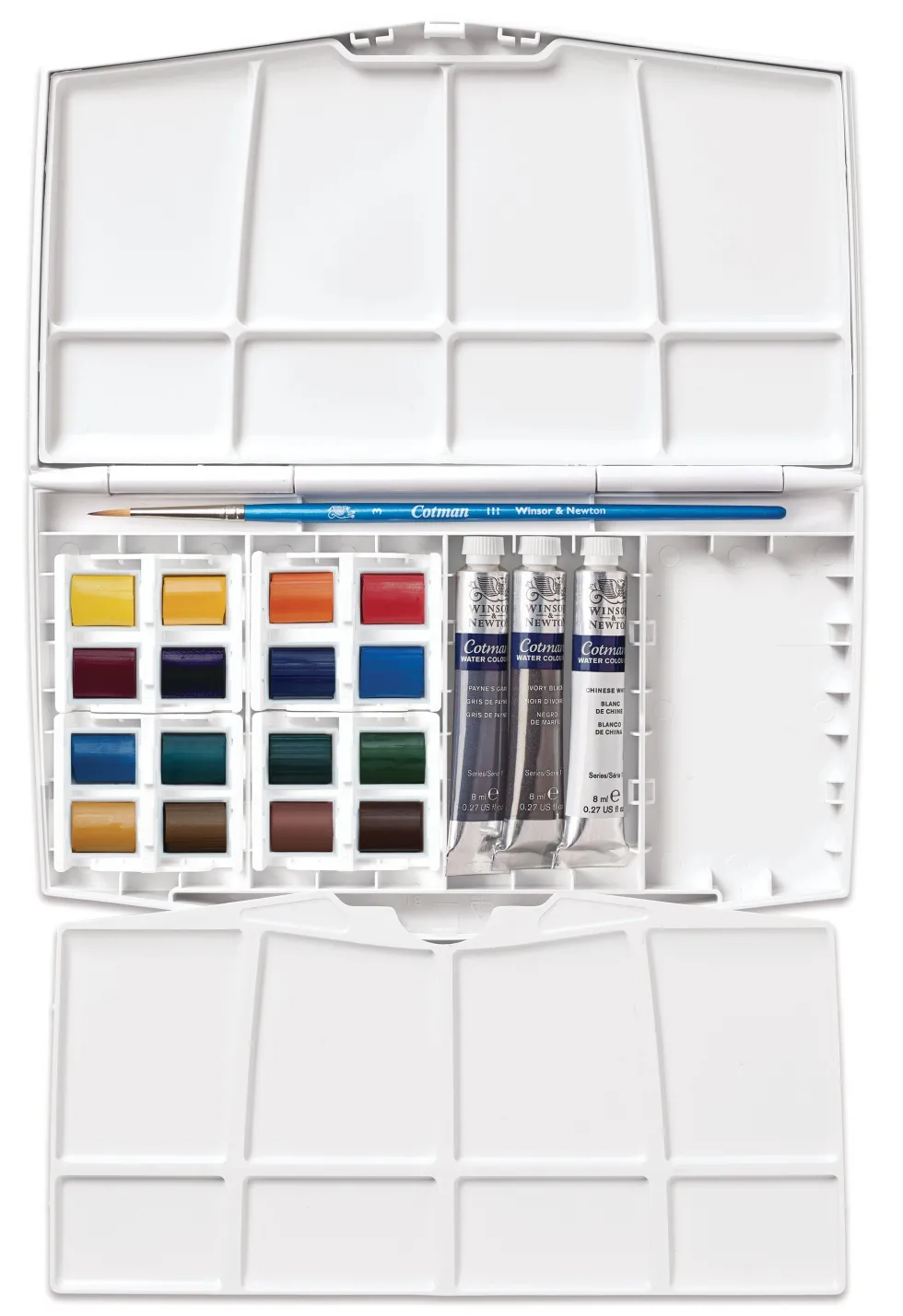 Zestaw farb akwarelowych Cotman Mixed Travel - Winsor & Newton - 20 szt.