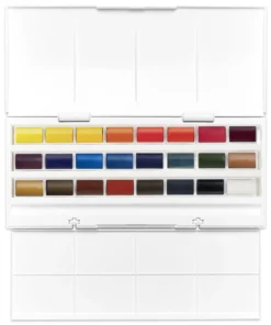 Zestaw farb akwarelowych Cotman Studio - Winsor & Newton - 24 kolory