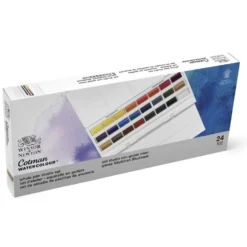 Zestaw farb akwarelowych Cotman Studio - Winsor & Newton - 24 kolory