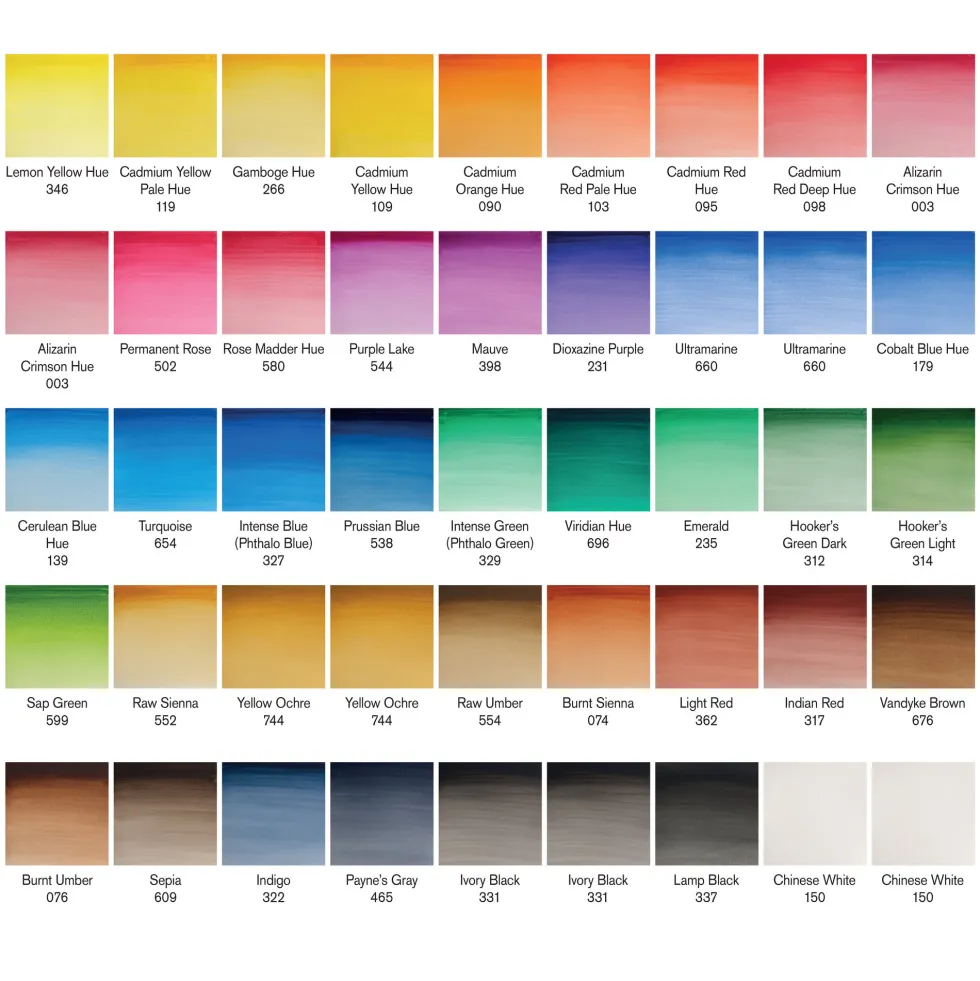 Zestaw farb akwarelowych Cotman Studio - Winsor & Newton - 45 szt.