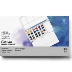 Zestaw farb akwarelowych Cotman Travel - Winsor & Newton - 25 szt.