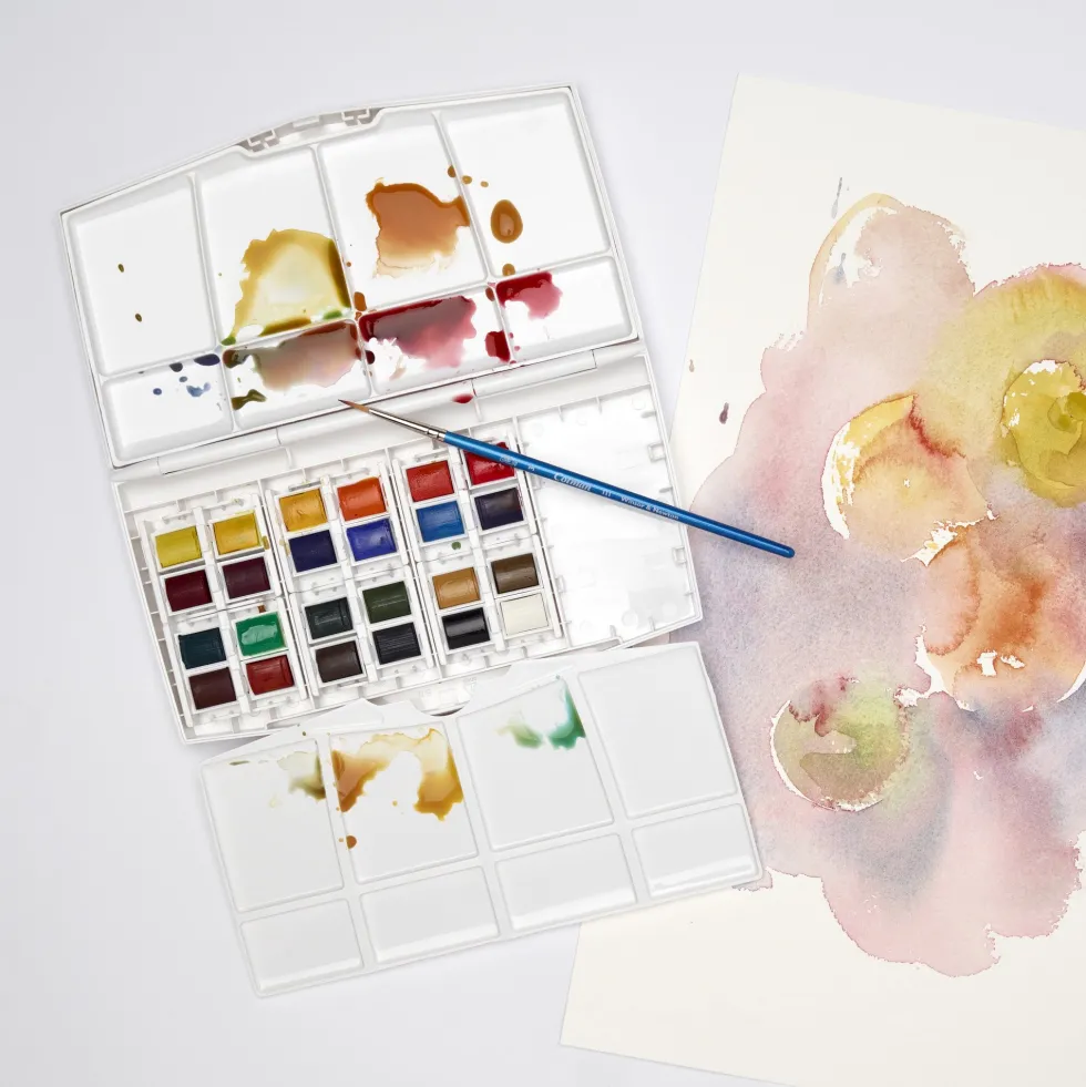 Zestaw farb akwarelowych Cotman Travel - Winsor & Newton - 25 szt.