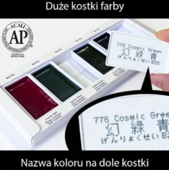 Zestaw farb akwarelowych Gansai Tambi Granulating 2 - Kuretake - 5 kolorów
