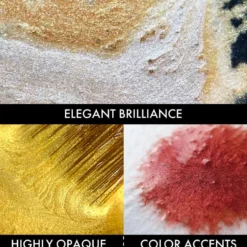 Zestaw farb akwarelowych Gansai Tambi Metallic - Kuretake - 24 szt.
