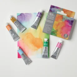 Zestaw farb akwarelowych Professional Vibrant - Winsor & Newton - 6 kolorów x 5 ml