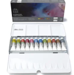 Zestaw farb akwarelowych Professional - Winsor & Newton - 12 kolorów x 5 ml
