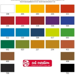 Zestaw farb akwarelowych w tubkach - Talens Art Creation - 24 kolory x 12 ml