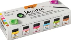 Zestaw farb do jasnych tkanin Javana - Kreul - 6 kolorów x 20 ml
