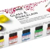 Zestaw farb do szkła i porcelany - Kreul - Brillant, 6 kolorów x 20 ml