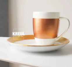 Zestaw farb do szkła i porcelany - Kreul - Metallic, 6 kolorów x 20 ml