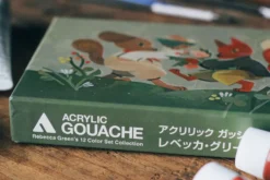 Zestaw farb gwaszy Acryla Gouache - Holbein - Rebecca Green 12 kolorów x 20 ml