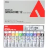 Zestaw farb gwaszy Acryla Gouache Master Set - Holbein - 12 kolorów