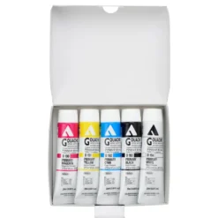 Zestaw farb gwaszy Acryla Gouache Primary Colors - Holbein - 5 kolorów x 20 ml