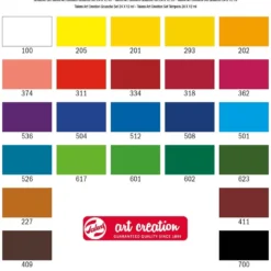 Zestaw farb gwaszy - Talens Art Creation - 24 kolory x 12 ml