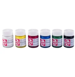 Zestaw farb gwaszy w słoiczkach - Talens - 6 kolorów x 16 ml