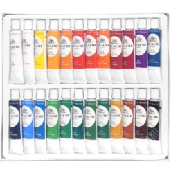 Zestaw farb gwaszy w tubkach - Phoenix - 24 kolory x 12 ml