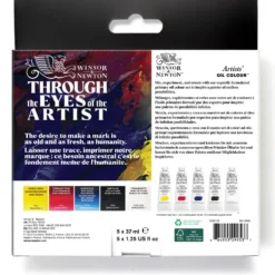 Zestaw farb olejnych Artists' Oil Colour Primary - Winsor & Newton - 5 x 37 ml