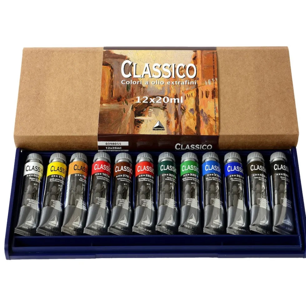 Zestaw farb olejnych Classico - Maimeri - 12 x 20 ml
