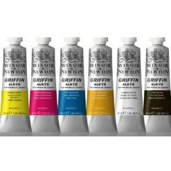 Zestaw farb olejnych Griffin Alkyd - Winsor & Newton - 6 szt.