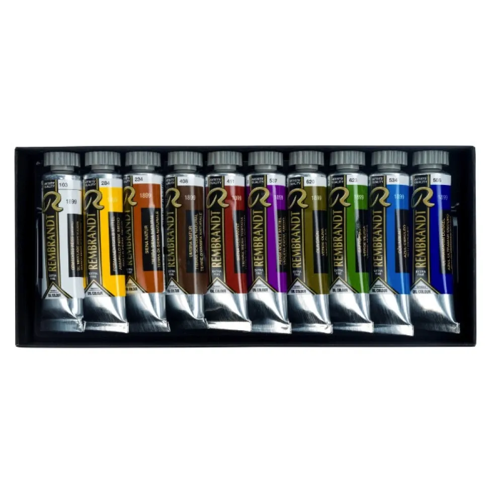 Zestaw farb olejnych Landscape - Rembrandt - 10 kolorów x 15 ml