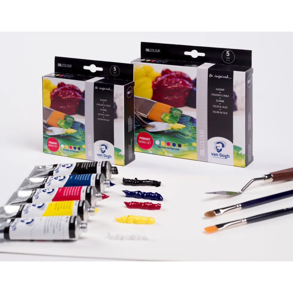 Zestaw farb olejnych Primary - Van Gogh - 5 kolorów x 40 ml