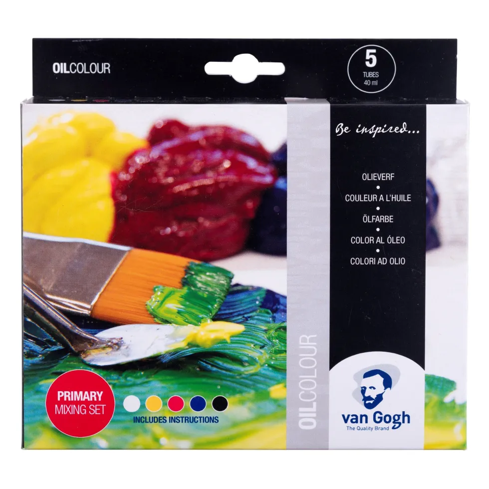 Zestaw farb olejnych Primary - Van Gogh - 5 kolorów x 40 ml