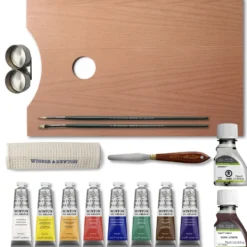 Zestaw farb olejnych Winton w drewnianym etui - Winsor & Newton - 15 szt.
