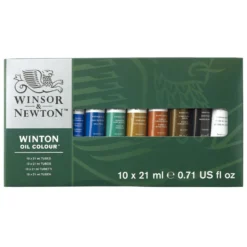 Zestaw farb olejnych Winton - Winsor & Newton - 10 kolorów x 21 ml