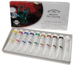 Zestaw farb olejnych w tubkach Artists - Winsor&Newton - 10 kolorów x 21 ml