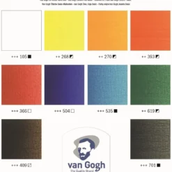 Zestaw farb olejnych z akcesoriami w drewnianej kasecie - Van Gogh