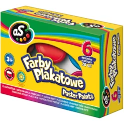 Zestaw farb plakatowych - Astra - 6 kolorów x 20 ml