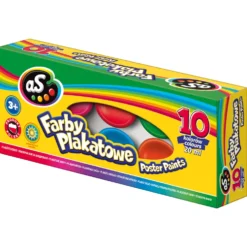 Zestaw farb plakatowych - Astra - 10 kolorów x 20 ml