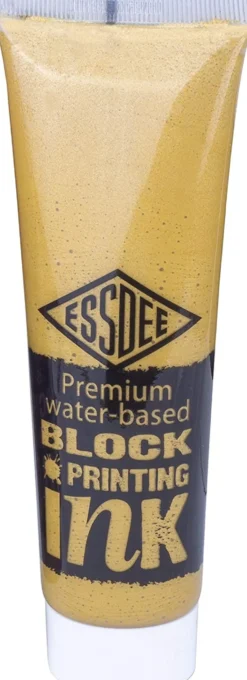 Zestaw farb, tuszów do linorytu Ink - Essdee - Metallic, 3 kolory x 100 ml