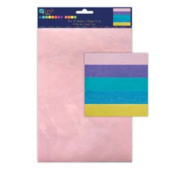 Zestaw filców A4 - DpCraft - pastelowe kolory, 5 szt.