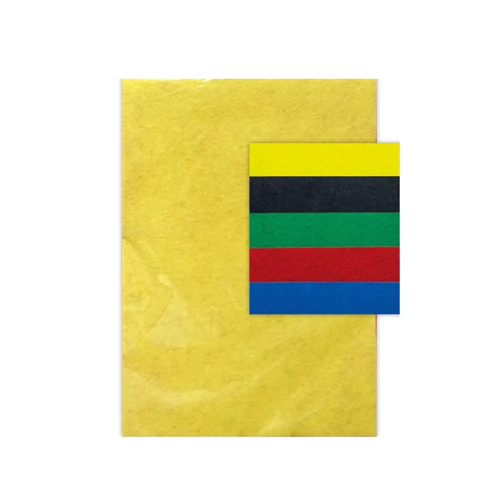 Zestaw filców A4 - DpCraft - podstawowe kolory, 5 szt.