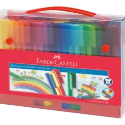 Zestaw flamastrów Connector w walizce - Faber-Castell - 60 kolorów