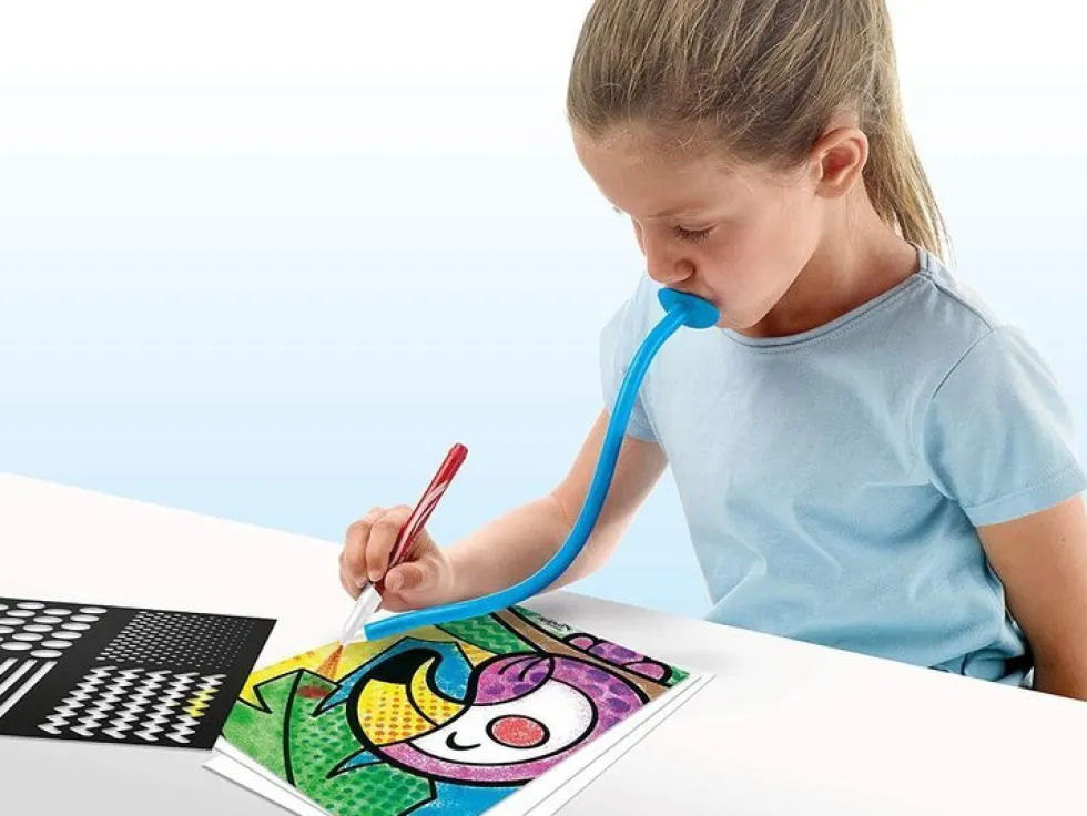 Zestaw flamastrów dmuchanych Blow Pen Pop Art - Maped - 6 kolorów
