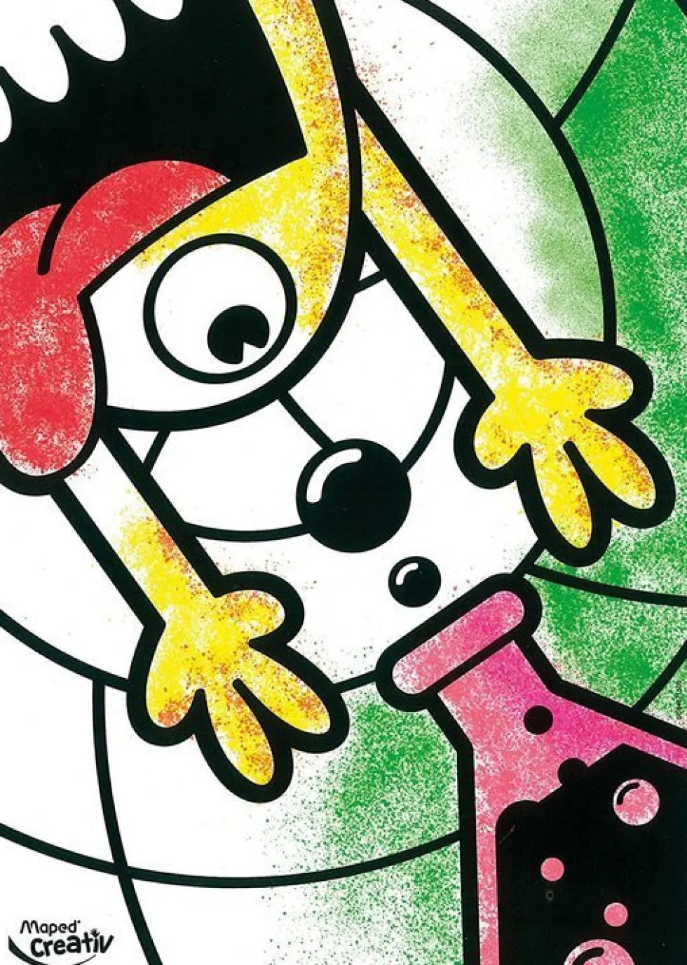 Zestaw flamastrów dmuchanych Blow Pen Pop Art - Maped - 6 kolorów
