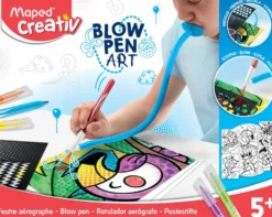 Zestaw flamastrów dmuchanych Blow Pen Pop Art - Maped - 6 kolorów